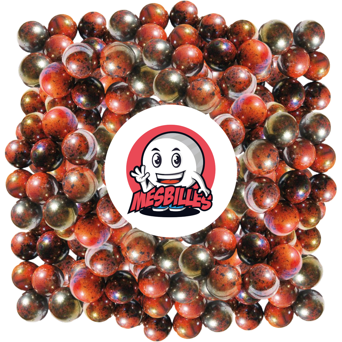 1 Murmel Planet Rot 25 mm