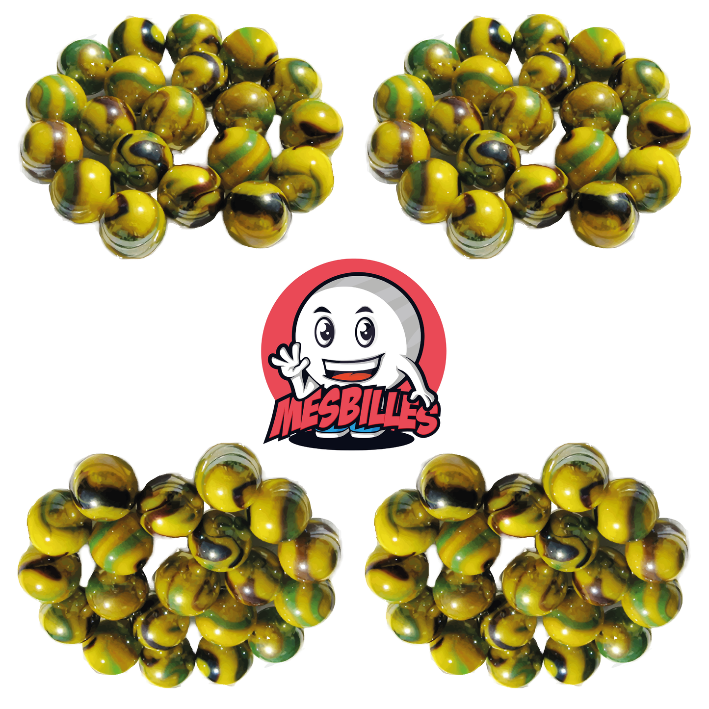 1 Murmel Tiger aus dem Bengal 16 mm