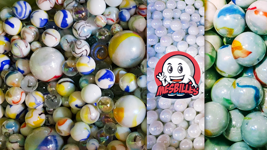 MeineMurmelnn Fotos von Bestellungen weißer Murmeln