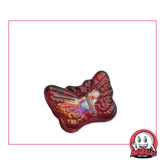 Rote Monarque-Murmel aus transluzentem Glas, 30 mm, ein seltenes Sammlerstück