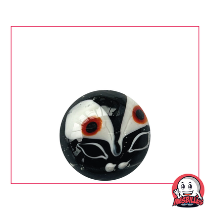 1 Murmeln Kunst Aloa Schwarz 22 mm