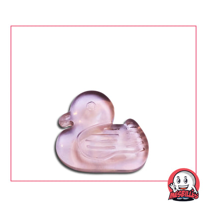 Bille Extra-plate Canard Rose de 25 mm, le flamant des Billes Formes chez MesBilles