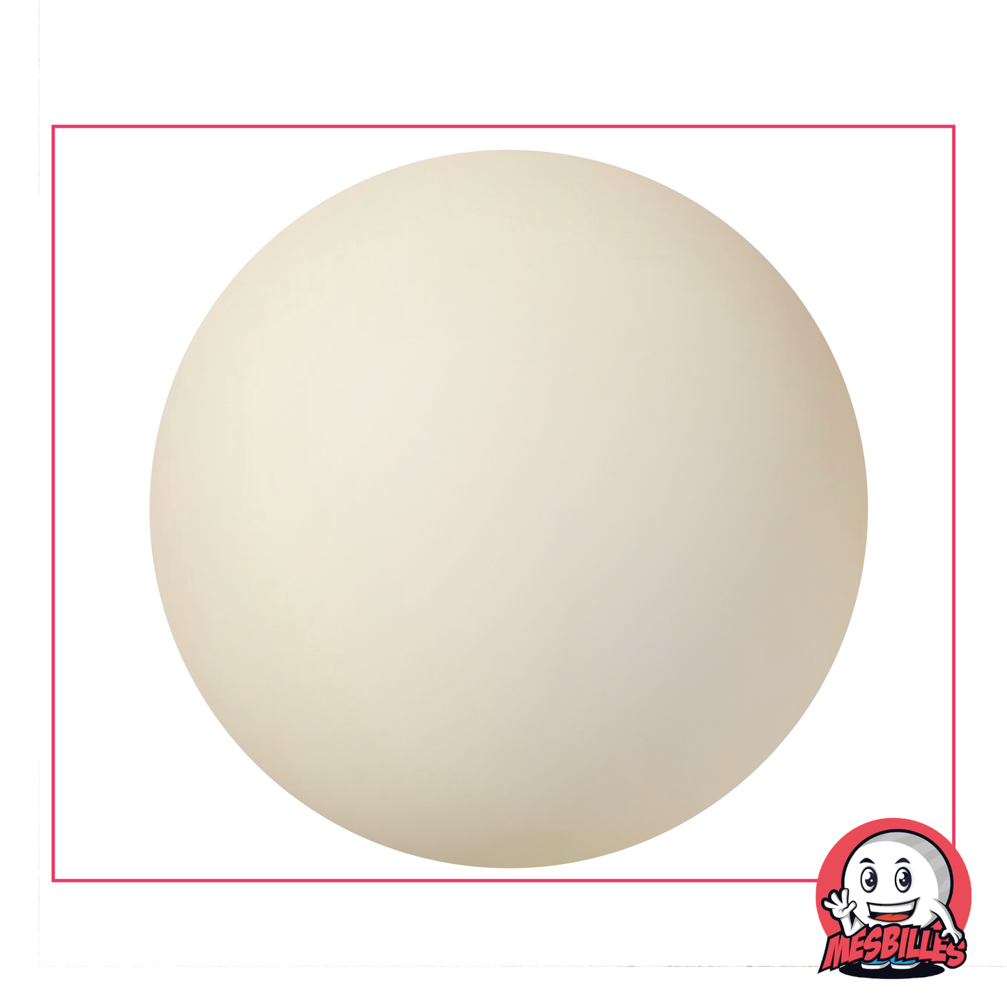 1 Murmeln Eisberg Weiß 50 mm