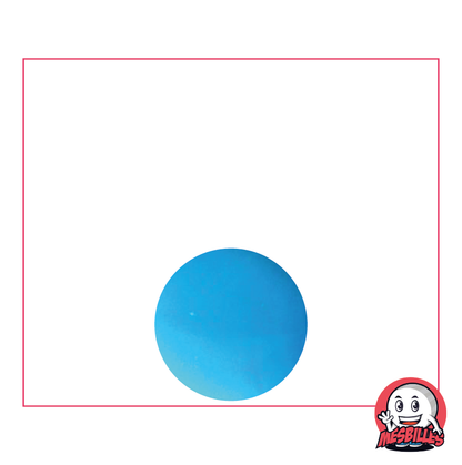 Murmeln Perlmuttene 14 mm - Opakes Glas in hellblau, das an den Ozean erinnert - MeineMurmeln