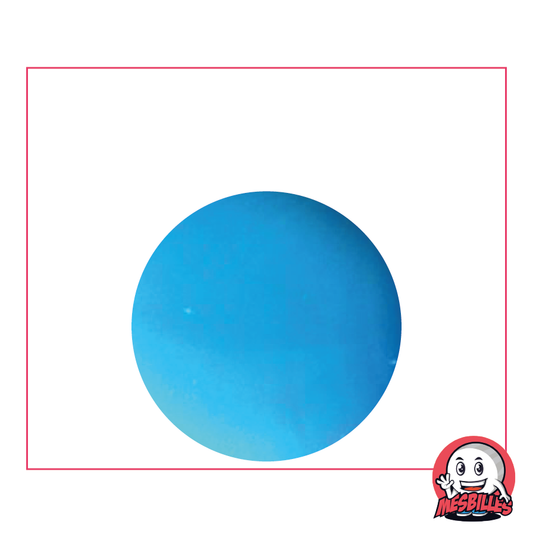 Murmeln Perlmuttene 25 mm – Opakes Glas in hellblau, das an den Ozean erinnert – MeineMurmeln