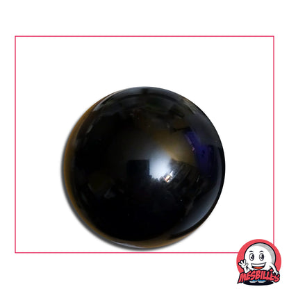 Grande bille ronde Perle Noir