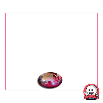 Pour Décorer, Jouer ou Collectionner, Les Petites Billes Plates Irisée Rouge de MesBilles sont indispensables.