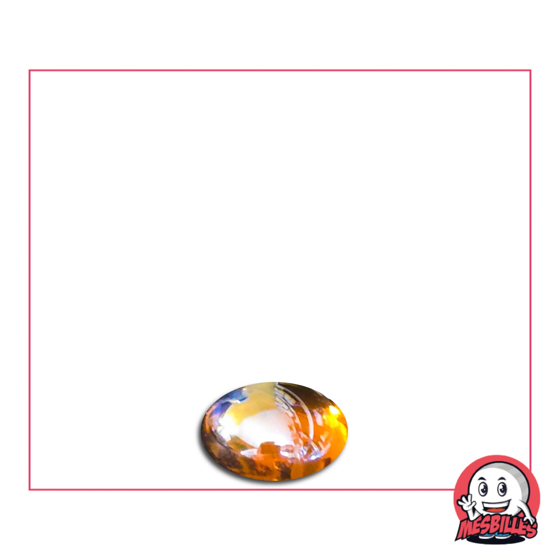 Pour Décorer, Jouer ou Collectionner, Les Petites Billes Plates Ambre Irisée de MesBilles sont indispensables.