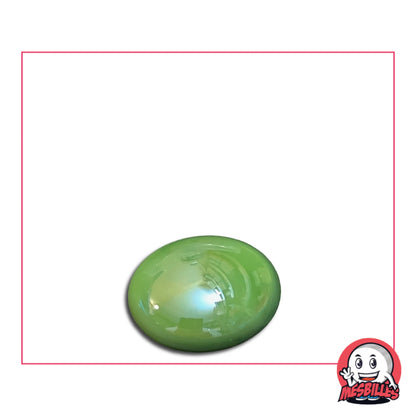 Bille plate Glossy Vert