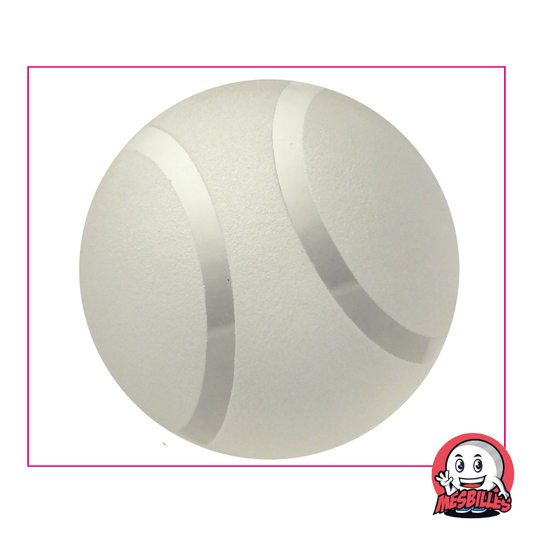 Mattierte Tennis Murmel aus Glas 50 mm – Kunstsammlung MeineMurmeln