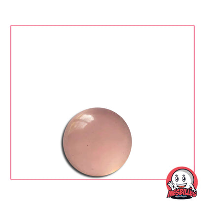 Cette petite Bille Ronde Rose Clair est en Cristal de Bohême.