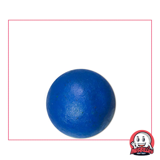 Bille en terre bleue 16 mm ; pièce artisanale française au style authentique et à la couleur vive