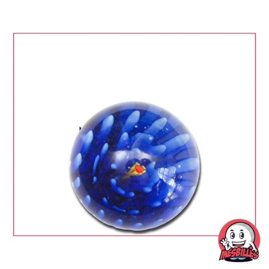 1 Murmeln Art Dandelion Blau 25 mm