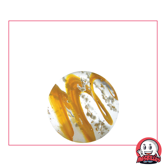 1 Murmel Art Tourbillon Phosphoreszierend Orange 25 mm