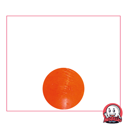 1 Murmeln Licht Orange 14 mm