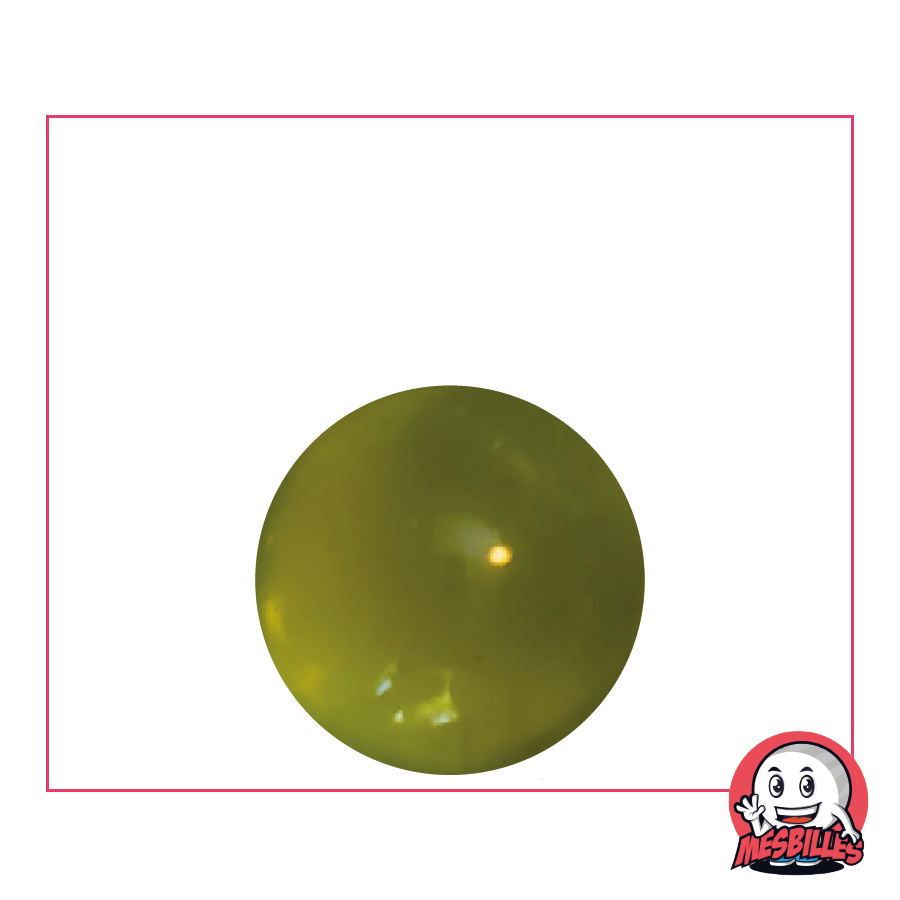 1 Murmeln Licht Gelb-Grün 22 mm