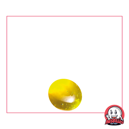 1 Murmeln Flach 12 mm Licht Gelb