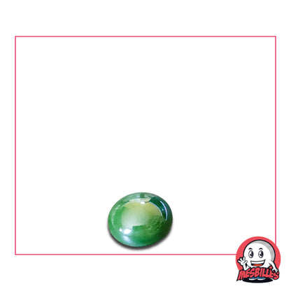 Bille plate Glossy Vert