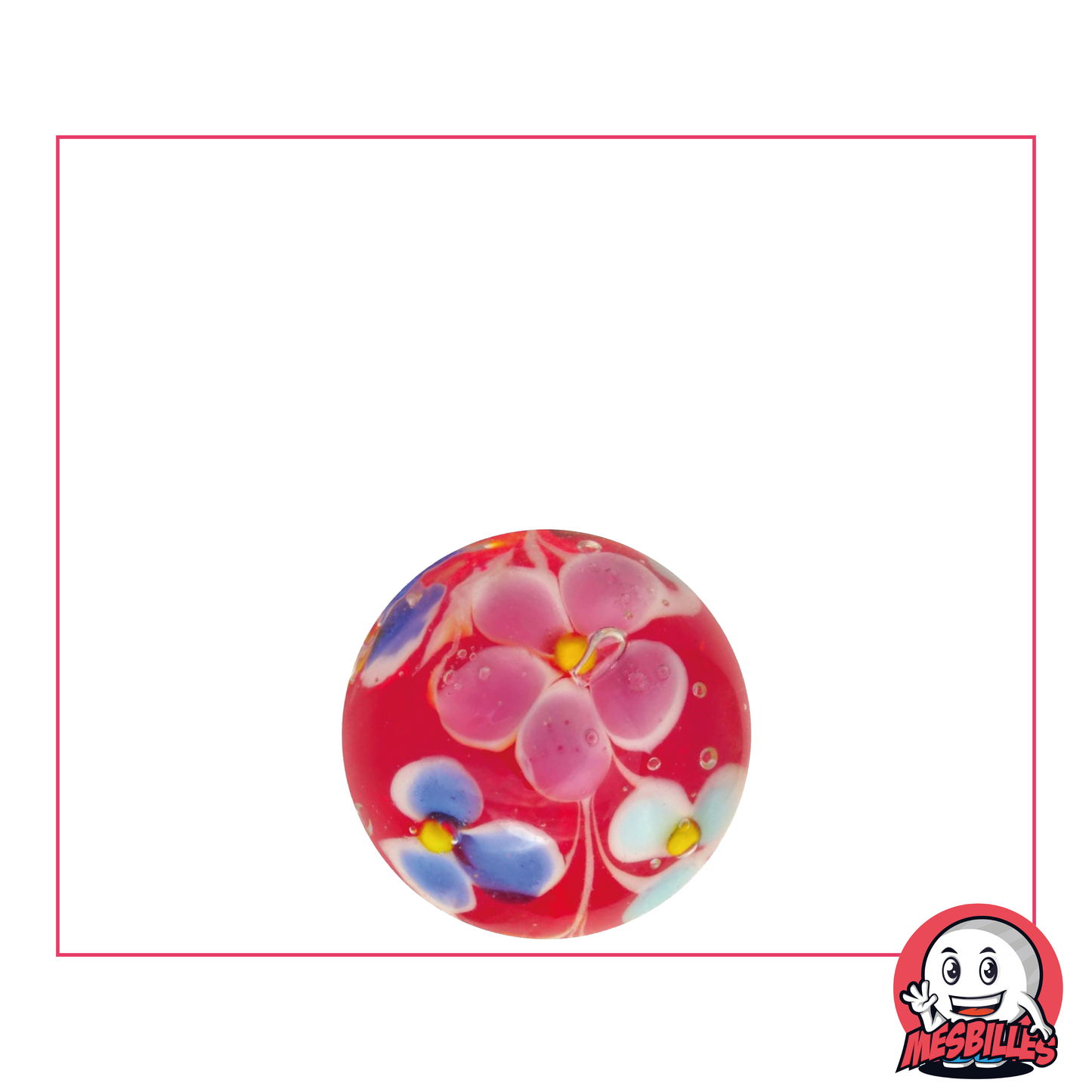 1 Murmel Art Daisy Rouge 16 mm