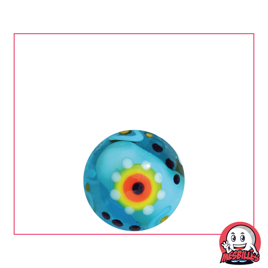 1 Murmeln Zahnrad Blau 16 mm