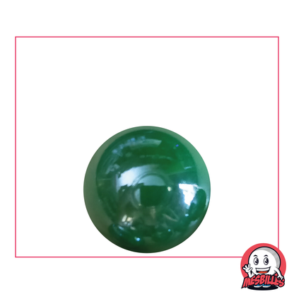 Bille ronde Glossy Vert