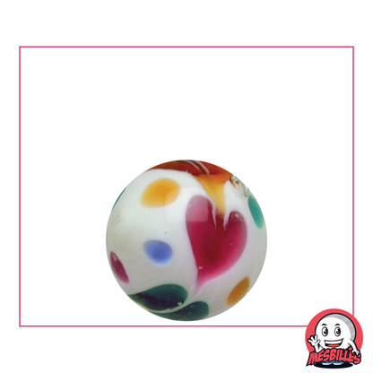 1 Murmel Art Eiscreme Weiß 22 mm