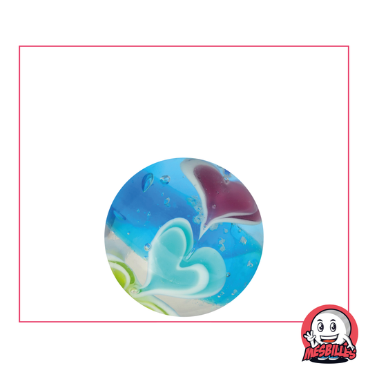 1 Murmel Art Eiscreme Blau 22 mm