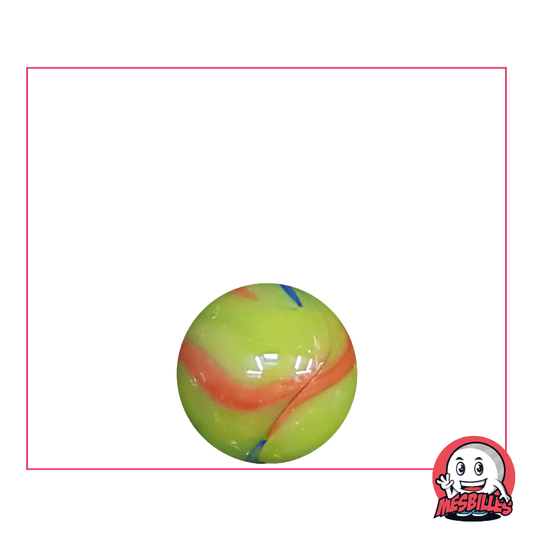 Murmeln Impressionistisch 14 mm Grün Rot Blau – MeineMurmeln