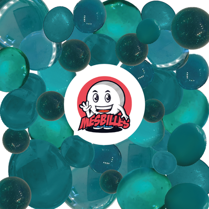 1 Murmeln Licht-Entenblau 10 mm