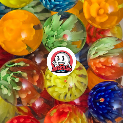 MesBilles d’Art Pissenlit Jaune 25 mm