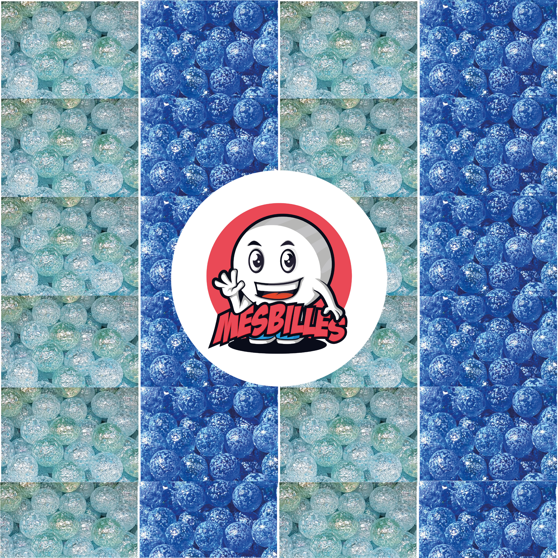 Tauchen Sie ein in ein Meer voller guter Laune mit unserem 35 mm großen Murmeln „Pépite Bleue”. Lassen Sie sich vom blauen Charme unserer Murmeln in eine neue Spielwelt entführen. Mit MesBilles ist der Horizont immer blauer und fröhlicher. Sind Sie bereit, die Leinen loszumachen und in ein Meer voller guter Laune einzutauchen, ohne zu riskieren, zu kentern?