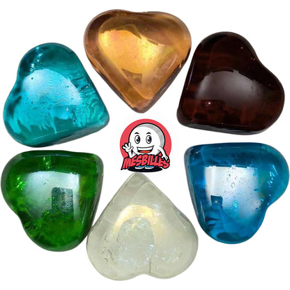 Les Billes de formes plates sont très rares, elles se prêtent particulièrement à la collection, mais également aux échanges entre joueurs de billes.