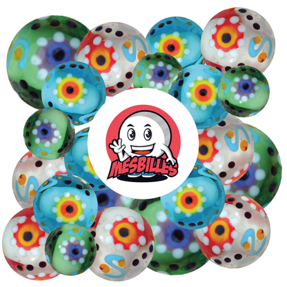 1 Murmeln Zahnrad Blau 16 mm