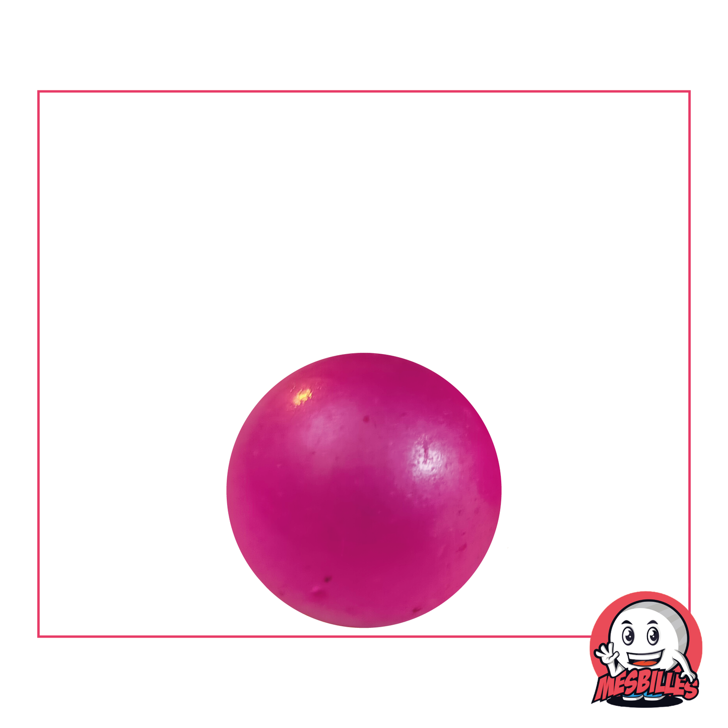 Murmeln aus Glas, rosa, 16 mm | Eine zarte Note für Murmeln