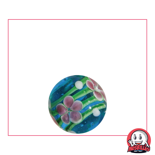 1 Murmeln Art Blütenstiel Blau 16 mm