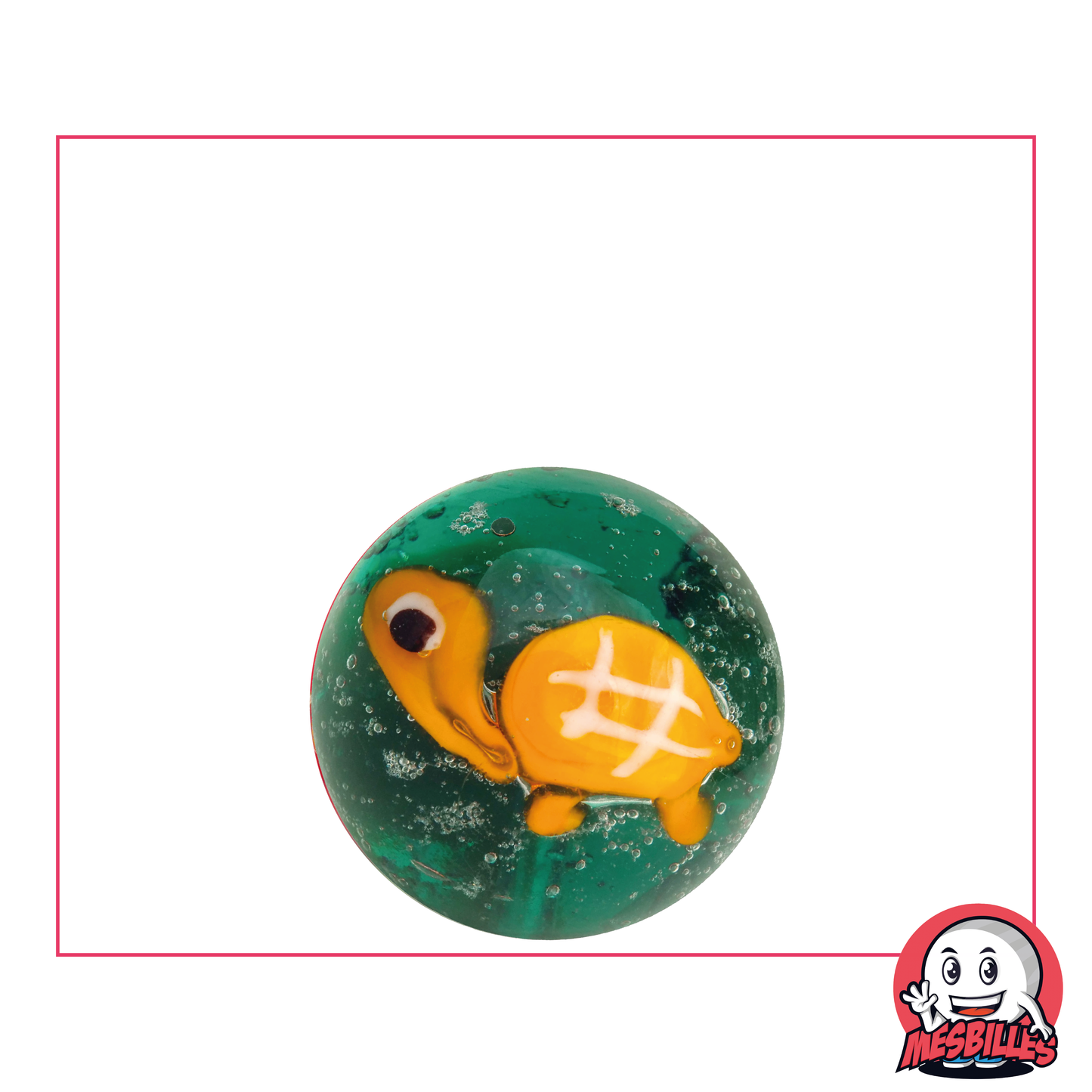 1 Murmel Kunstschildkröte 22 mm