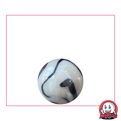 1 Murmel Zebra Braun 16 mm