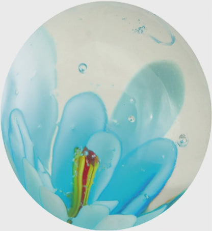 1 Murmel Kunstblume 3D Grün 16 mm