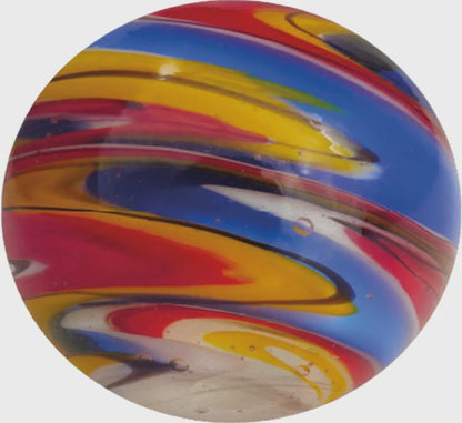 1 Murmel Art Flash Rot 16 mm